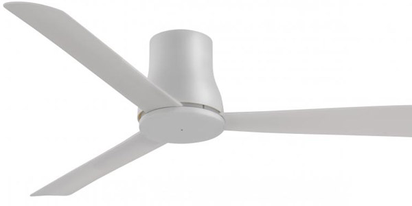 Simple Flush Collection 52” 3-Blade Ceiling Fan in Grey with Grey Blades Minka Aire F873-GRY