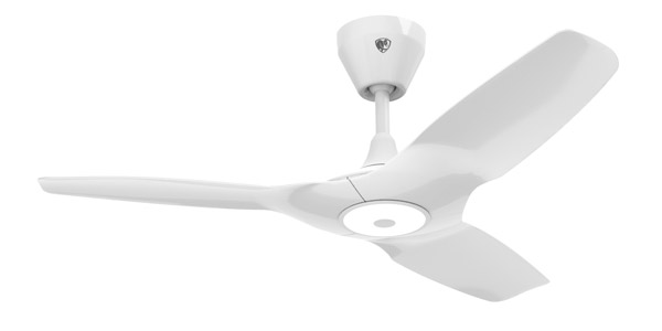 52” Haiku White Finish with Integrated LED light.